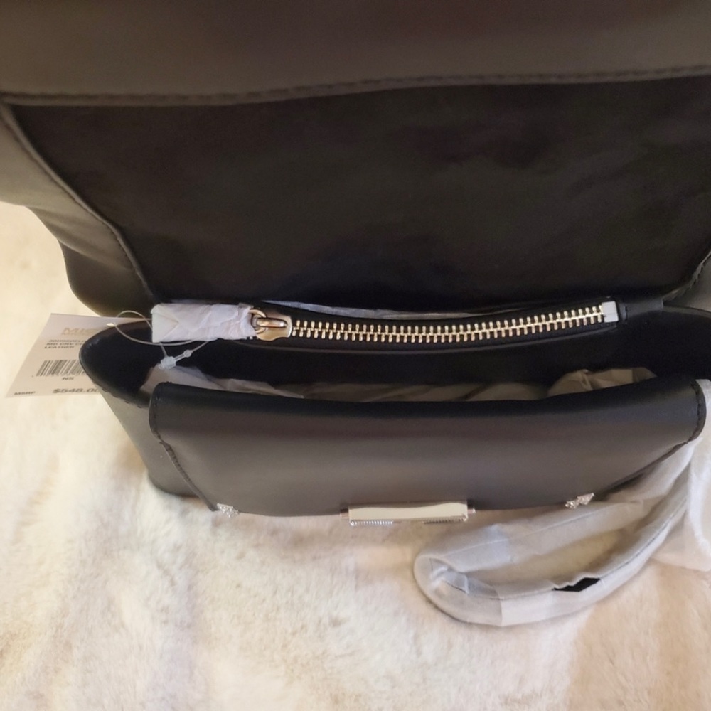 Michael Kors Black Studded Cece Crossbody Shoulder Bag - Picture 9 of 12
